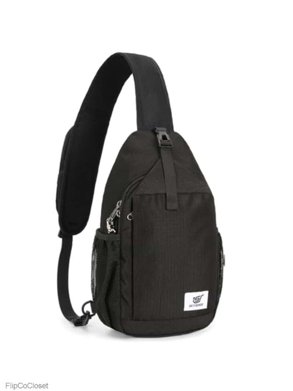 Recycled Polyester Sling Bag RFID Crossbody Anti-Theft Travel Daypack